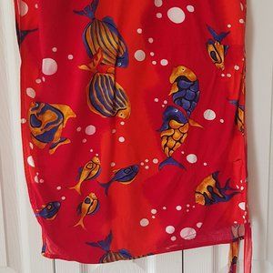 Vintage tropical sarong set